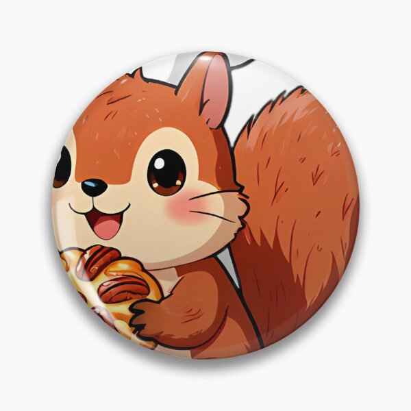 Item preview, Cute Red Squirrel Baker with Pecan Cinnamon Braid designed and sold by pumsquare.