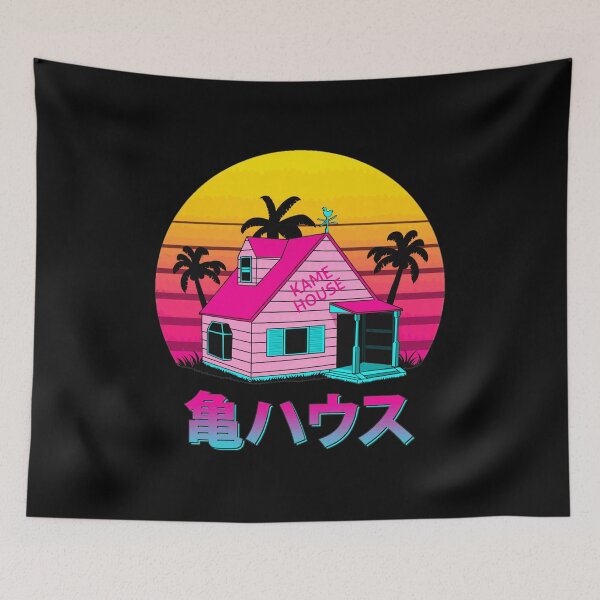 Item preview, Retro House Sunset Vaporwave Anime designed and sold by CynthiaBa67442.