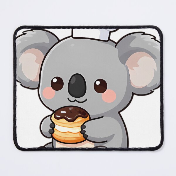 Item preview, Cute Baby Koala Baker with Custard Eclair designed and sold by pumsquare.