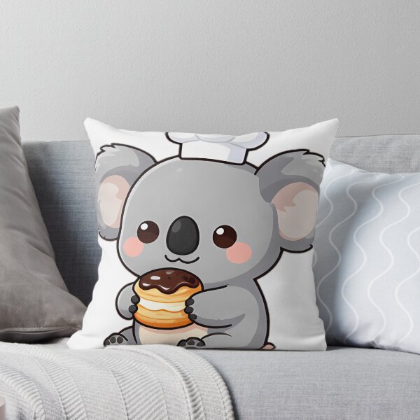 Item preview, Cute Baby Koala Baker with Custard Eclair designed and sold by pumsquare.