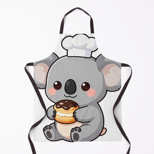 Item preview, Cute Baby Koala Baker with Custard Eclair designed and sold by pumsquare.