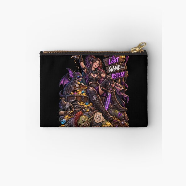 Item preview, Eat Loot Game Repeat Fantasy Gamer designed and sold by LosthopeCreations.