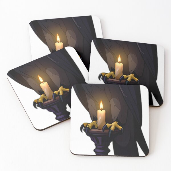 Item preview, Gothic Falcon Wrought Iron Candle Guardian designed and sold by IllumeInk.