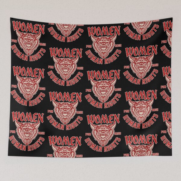 Item preview, Women For Basic Human Rights Fierce Wolf Feminist Empowerment designed and sold by Morbiusshop.