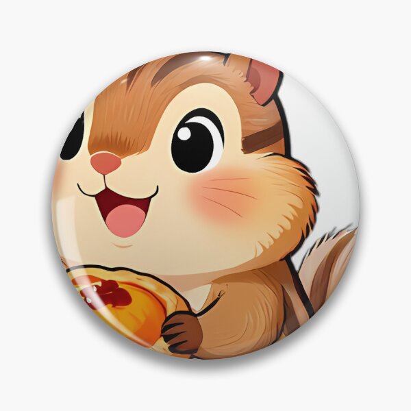 Item preview, Cute Chipmunk Baker with Pumpkin Danish Tart designed and sold by pumsquare.
