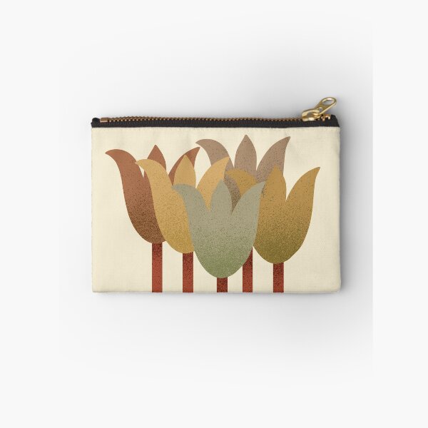 Item preview, Flower Market - Earth Tones Abstract Tulips on Cream designed and sold by DuckyRubin.