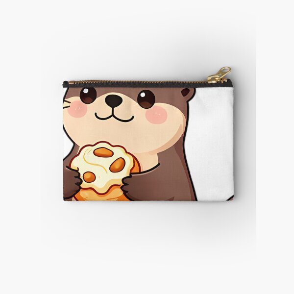 Item preview, Cute River Otter Baker with Glazed Apple Fritter designed and sold by pumsquare.