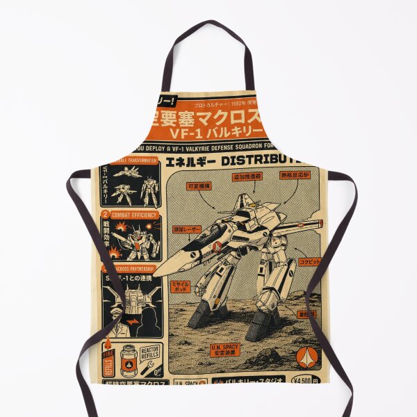 Aperçu de l'œuvre Affiche rétro du mecha VF-1 Valkyrie – Style pop art japonais vintage créée et vendue par zumerdiego.