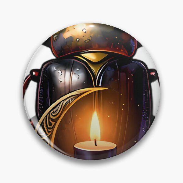 Item preview, Gothic Scarab Beetle Candle Shrine Guardian designed and sold by IllumeInk.