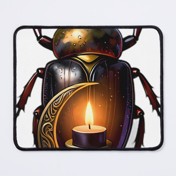 Item preview, Gothic Scarab Beetle Candle Shrine Guardian designed and sold by IllumeInk.