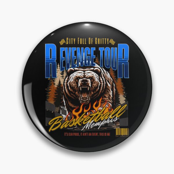 Item preview, Grit Bear Basketball Tour Memphis Graphic Tee designed and sold by DeborahWi12541.