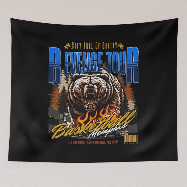 Item preview, Grit Bear Basketball Tour Memphis Graphic Tee designed and sold by DeborahWi12541.