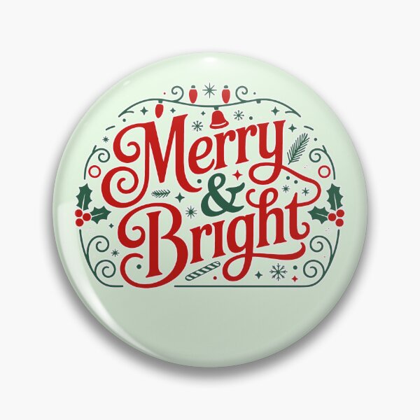 Item preview, Cute Merry and Bright Christmas, Retro Festive String Lights & Snowflakes Frame designed and sold by zozo-shop.