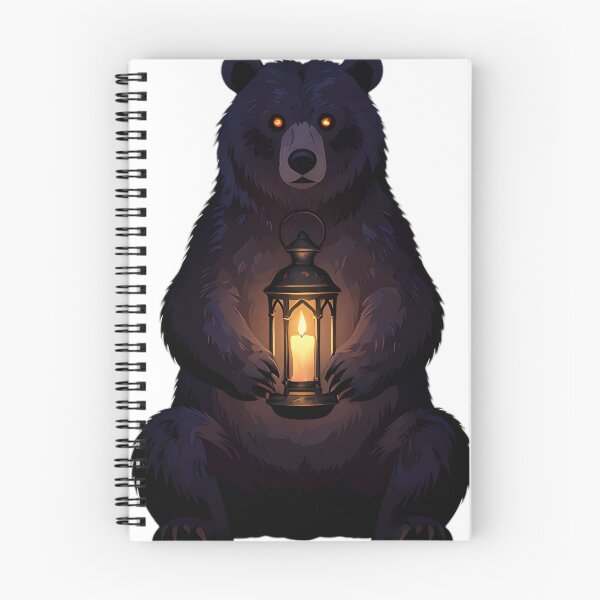 Item preview, Gothic Shadow Bear Candle Lantern Guardian designed and sold by IllumeInk.