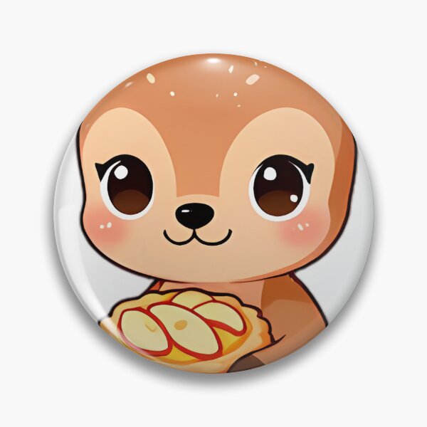 Item preview, Cute Baby Deer Fawn Baker with Caramel Apple Tartlet designed and sold by pumsquare.