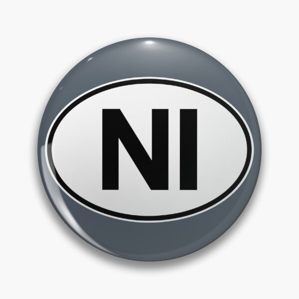 Item preview, Northern Ireland NI Oval Country Code Sticker designed and sold by The Digital Compass.