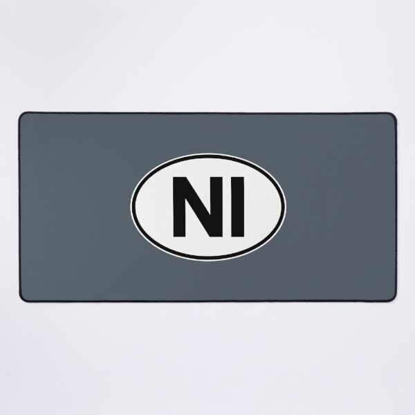 Item preview, Northern Ireland NI Oval Country Code Sticker designed and sold by The Digital Compass.