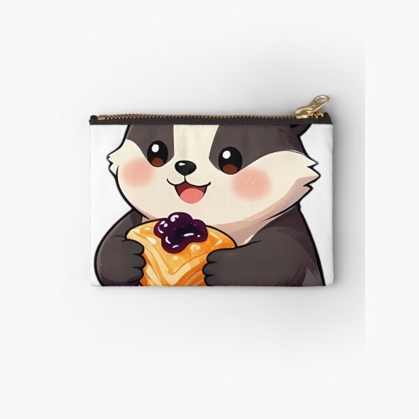 Item preview, Cute Badger Cub Baker with Blackberry Turnover designed and sold by pumsquare.