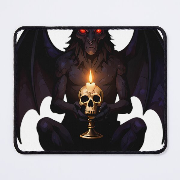 Item preview, Gothic Shadow Gargoyle Candle Guardian designed and sold by IllumeInk.
