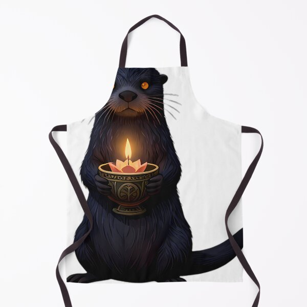 Item preview, Gothic River Otter Floating Candle Guardian designed and sold by IllumeInk.