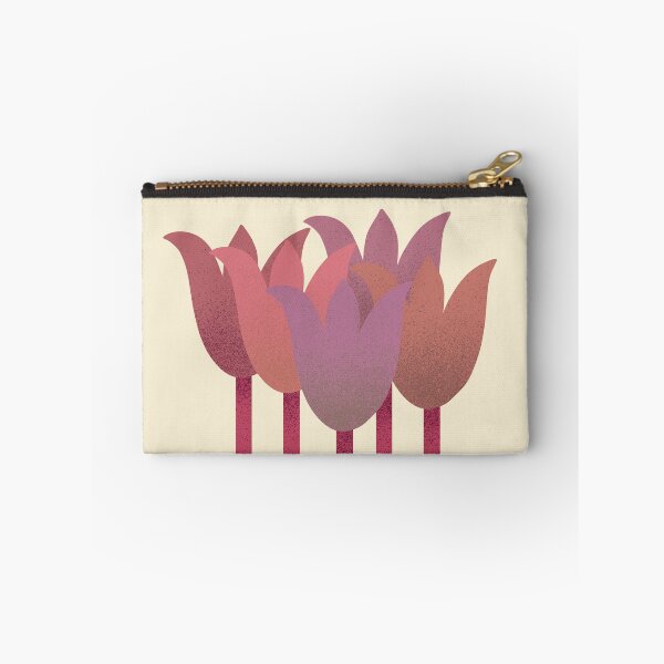 Item preview, Flower Market - Warm Tones Abstract Tulips on Cream designed and sold by DuckyRubin.