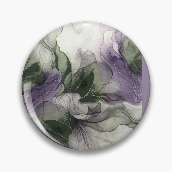 Item preview, Abstract Watercolors Pattern in Green and Purple  designed and sold by ZedColors.