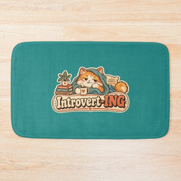 Item preview, NAGGING CAT BY NAGGINGSTICKERSCO. NAGGINGCAT INTROVERT-ING COLLECTION | GREEN Edition | No.01 designed and sold by LaMaisonOfMY.