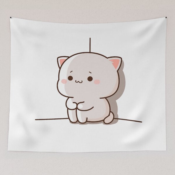Item preview, Cute Sad Dudu Cat Sitting in Corner designed and sold by Tom-Riley.