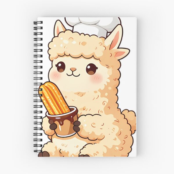 Item preview, Cute Baby Alpaca Baker with Sweet Churros designed and sold by pumsquare.