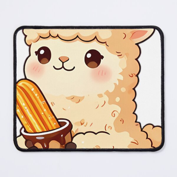 Item preview, Cute Baby Alpaca Baker with Sweet Churros designed and sold by pumsquare.