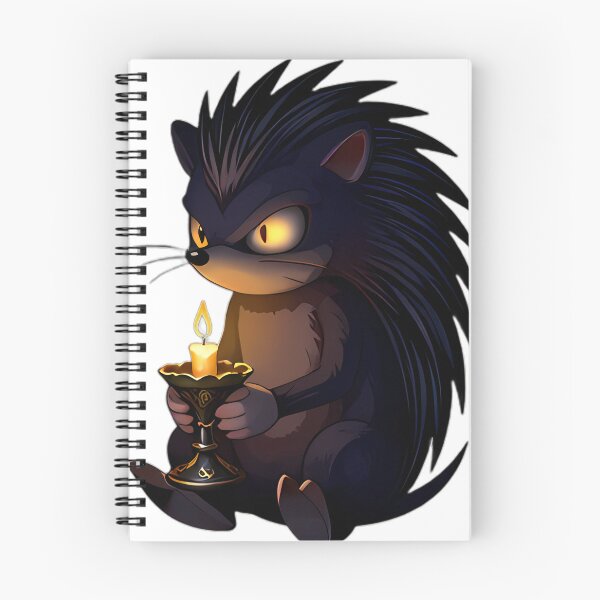 Item preview, Gothic Shadow Hedgehog Tealight Guardian designed and sold by IllumeInk.