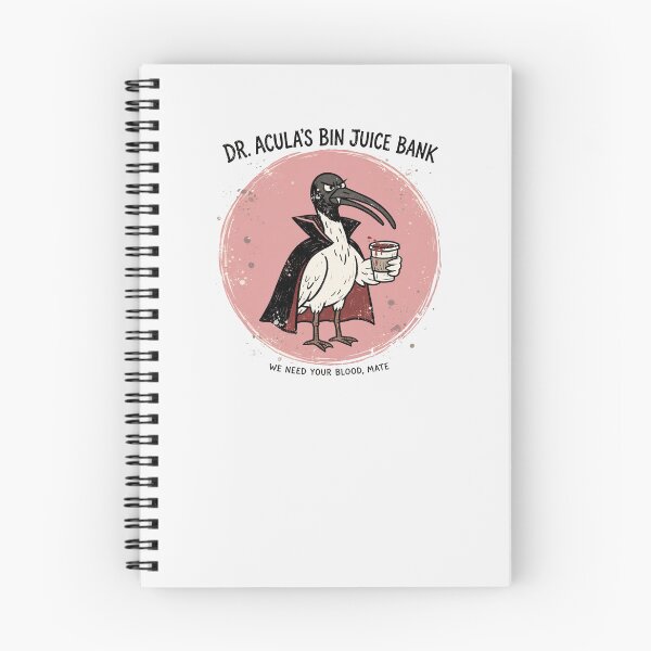 Item preview, Dr Acula's Bin Juice Bank Funny Vampire Bin Chicken Ibis Bird designed and sold by Yellowriversss.