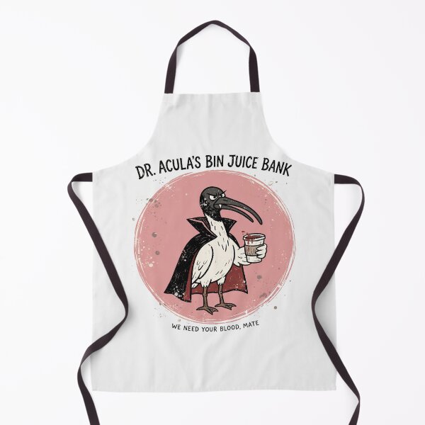 Item preview, Dr Acula's Bin Juice Bank Funny Vampire Bin Chicken Ibis Bird designed and sold by Yellowriversss.