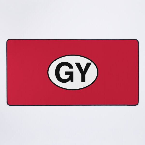 Item preview, Guernsey GY Oval Country Code Sticker designed and sold by The Digital Compass.