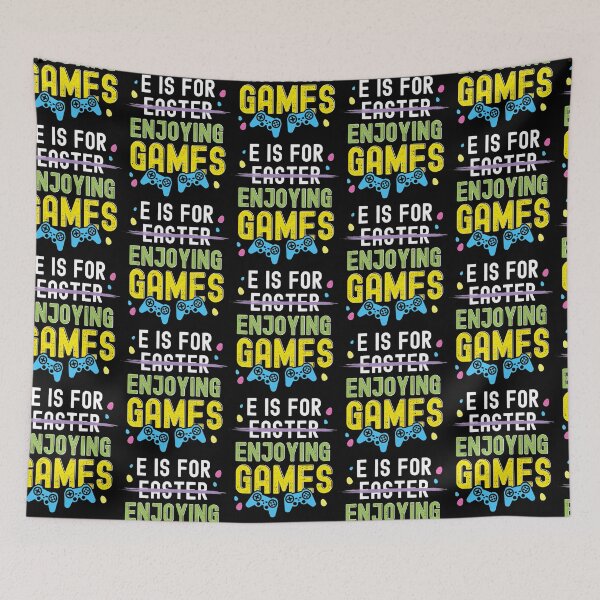 Item preview, Easter Celebration Gaming Gamer E Is For Enjoying Games designed and sold by JhnbBoutiquez.