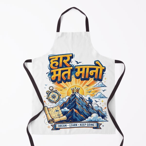 Item preview, Haar Mat Maano Hindi - Dream Learn Sigue adelante Diseño motivacional de montaña designed and sold by prithvi chand.