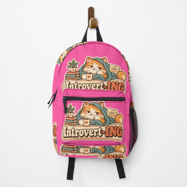 Item preview, NAGGING CAT BY NAGGINGSTICKERSCO. NAGGINGCAT INTROVERT-ING COLLECTION | ELECTRIC PINK Edition | No.01 designed and sold by LaMaisonOfMY.