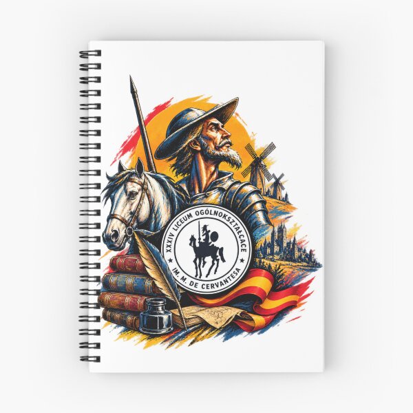 Item preview, Don Quixote – Spanish Literature & Cervantes Vintage Emblem designed and sold by Bocianessco.
