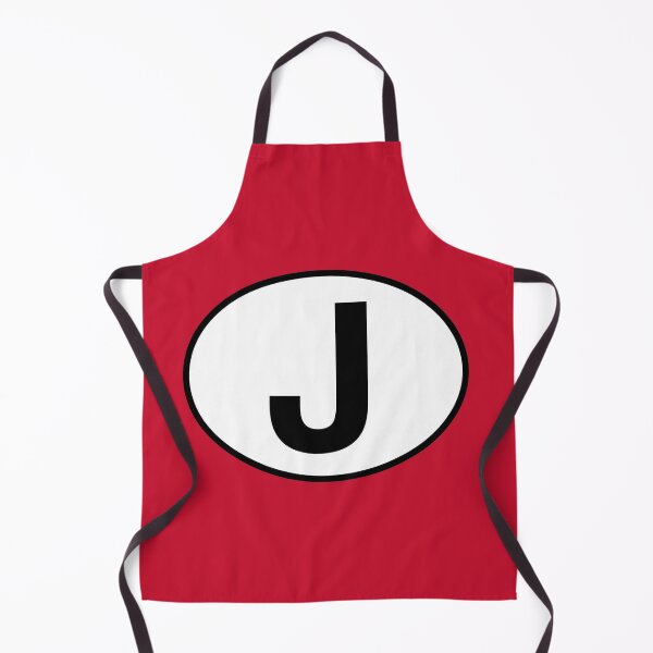Item preview, Jersey J Oval Country Code Sticker designed and sold by The Digital Compass.
