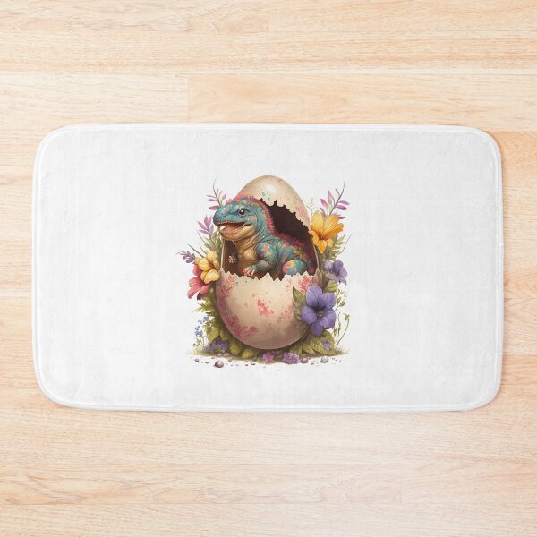 Item preview, Easter Saurus Rex Funny Baby Dinosaur Hatching Egg Flowers  designed and sold by succulentshopx.