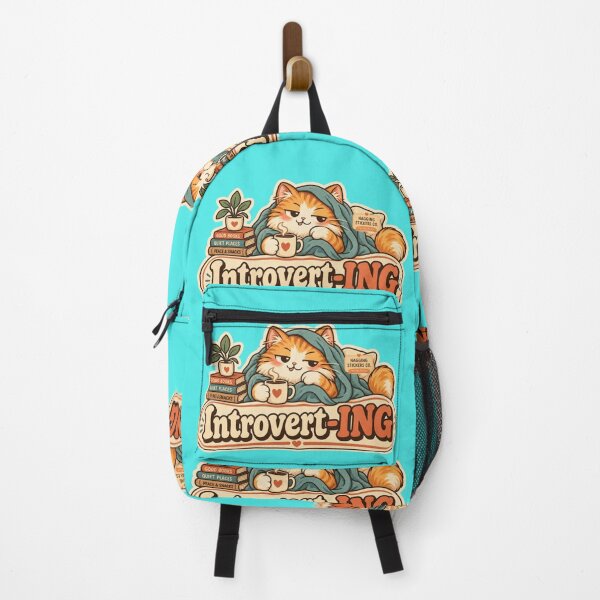 Item preview, NAGGING CAT BY NAGGINGSTICKERSCO. NAGGINGCAT INTROVERT-ING COLLECTION | AQUA Edition | No.01 designed and sold by LaMaisonOfMY.