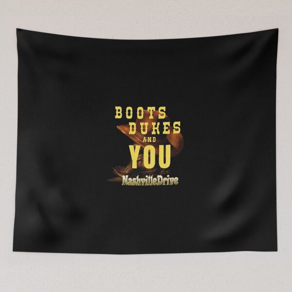 Item preview, Boots Dukes And You NashvilleDrive Western Hat designed and sold by reagorempe.