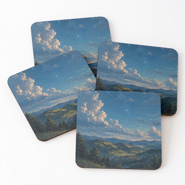 Item preview, Where the Stars Meet the Mountains designed and sold by H-Tsvetkova.