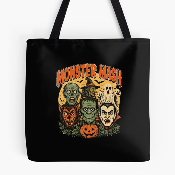 Item preview, Monster Mash Retro Halloween- Classic Monsters designed and sold by felixpalette.