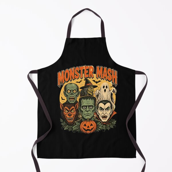 Item preview, Monster Mash Retro Halloween- Classic Monsters designed and sold by felixpalette.