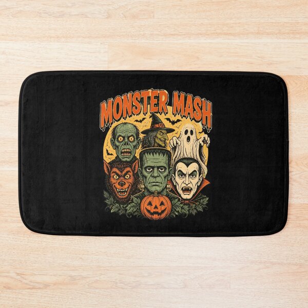 Item preview, Monster Mash Retro Halloween- Classic Monsters designed and sold by felixpalette.