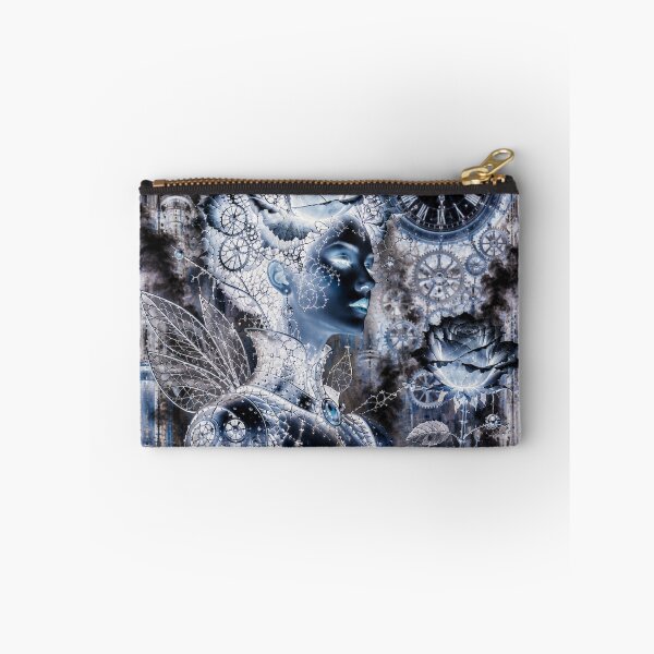 Item preview, Negative steampunk rose — fantasy mechanical queen designed and sold by Axokris.