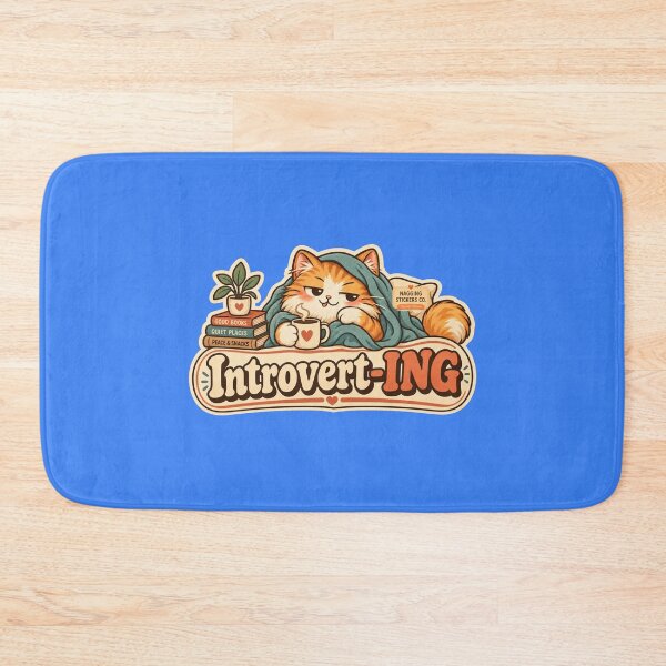 Item preview, NAGGING CAT BY NAGGINGSTICKERSCO. NAGGINGCAT INTROVERT-ING COLLECTION | ELECTRIC BLUE Edition | No.01 designed and sold by LaMaisonOfMY.
