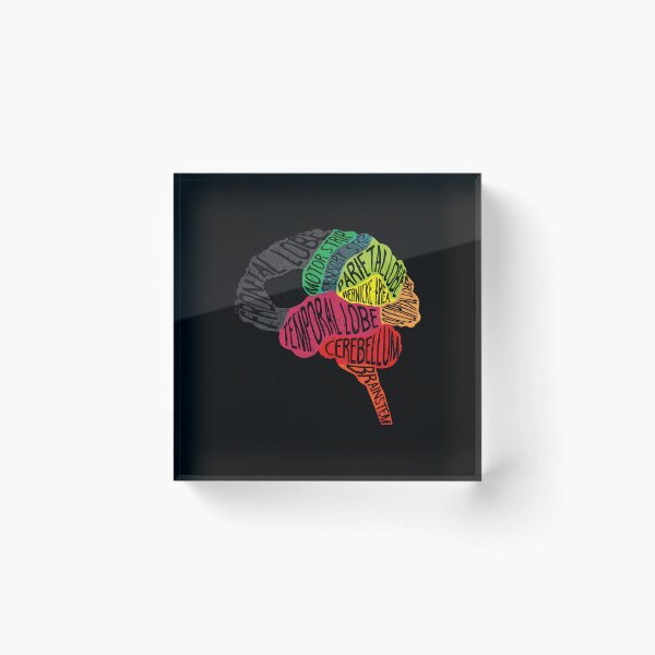 Item preview, Brain Anatomy Text Art Design designed and sold by reagorempe.