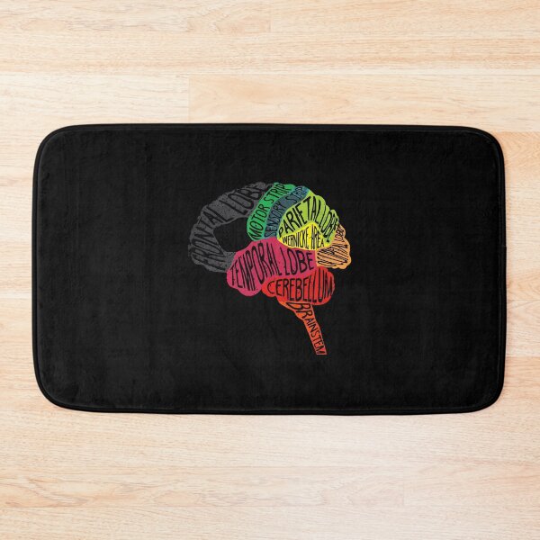 Item preview, Brain Anatomy Text Art Design designed and sold by reagorempe.